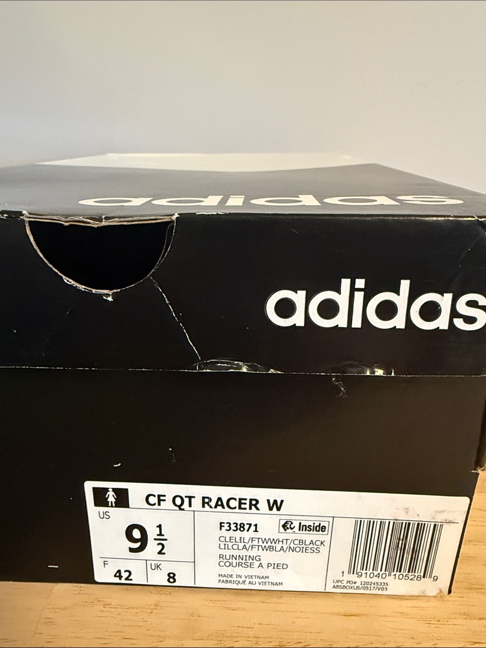 adidas Women’s Knit Sneakers in Lavender and Gray - Picture 11 of 11